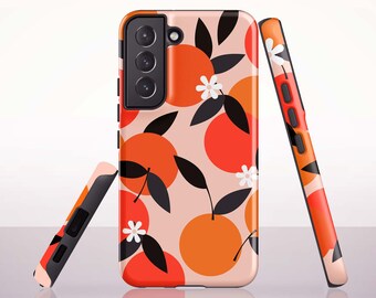 Oranges Pattern Phone Case for Samsung Galaxy S26, S25, S24 Plus, S23 Ultra, S21 FE, S20 - A73, A57, A37, A26, A17