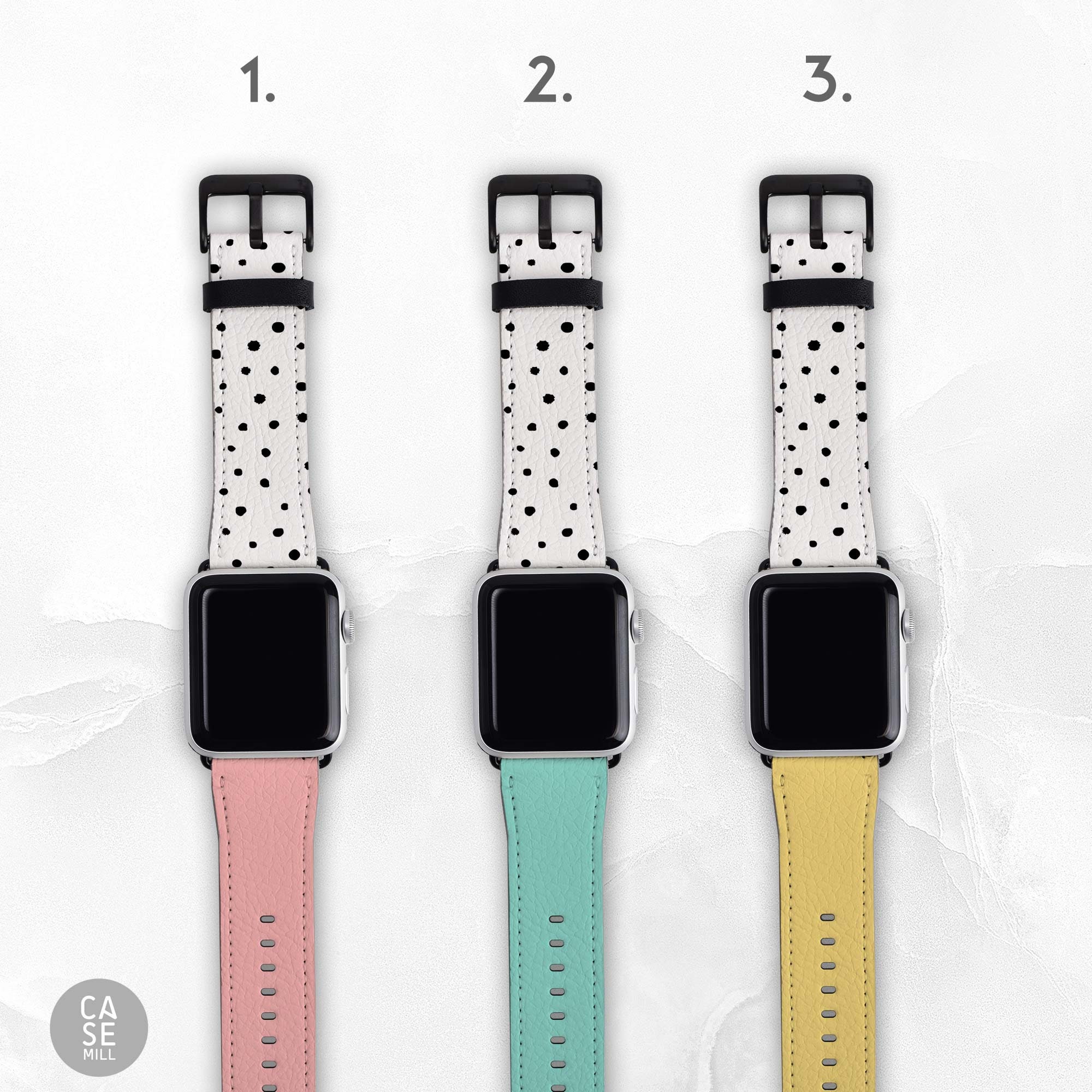Pastel Polka Dot Strap for Apple Watch Watch Band 38mm 40mm - Etsy Singapore