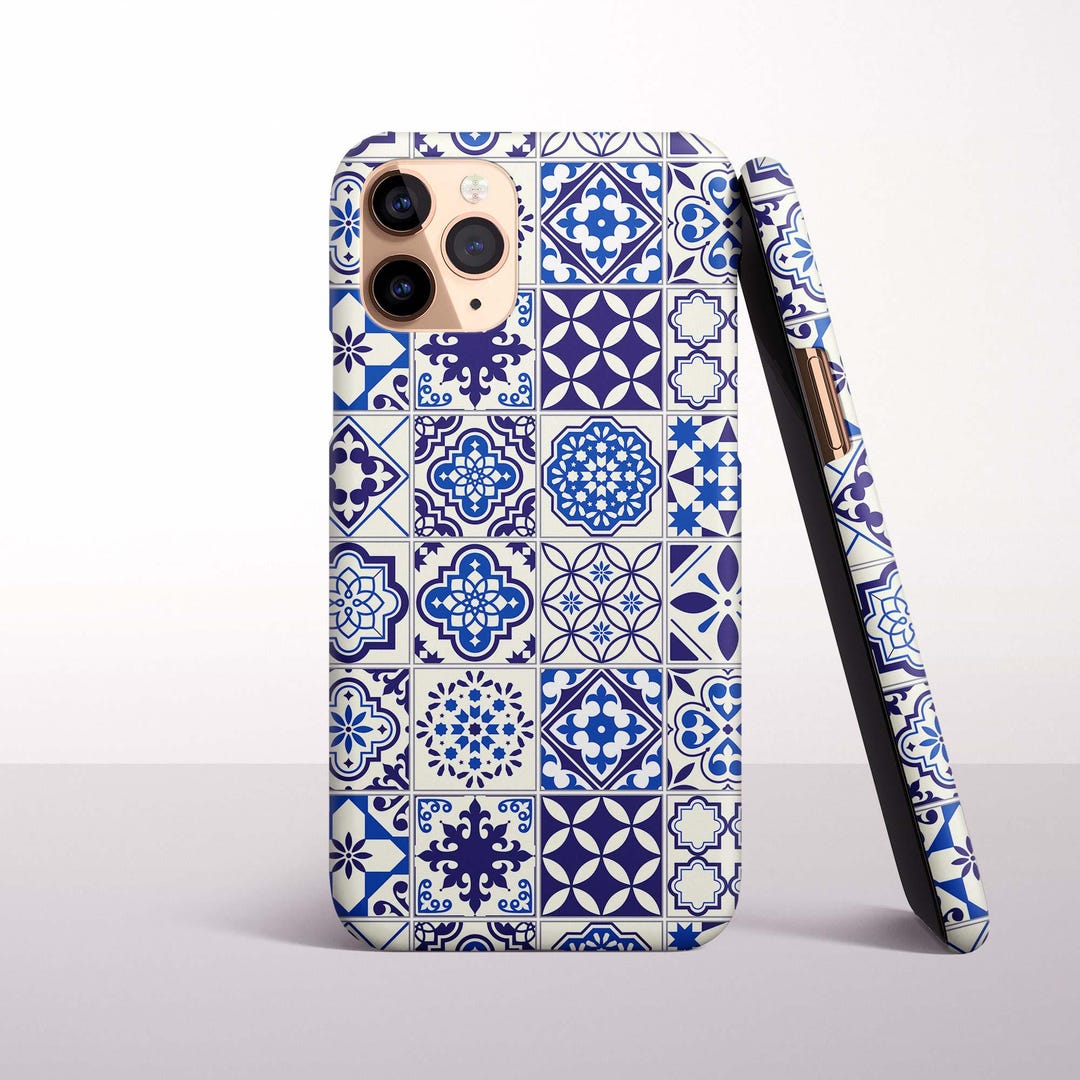 Tile Phone Case Mediterranean Tile Phone Case for iPhone 17, 16 Pro Max, 16e, 15 Plus ...
