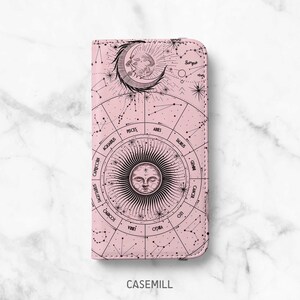 Zodiac Folio Case for iPhone 14, 14 Plus, 14 Pro, 13 Mini, 13 Pro, 12 Pro Max, 12 Pro, 11, 11 Pro Max, SE, XR, XS, 8, 8 Plus, 7, 7 Plus