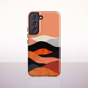 Dune Waves Phone Case for Samsung Galaxy S24, Galaxy S23 Ultra, S21 FE, S20 Plus, S10, S10 Plus, S9, S9 Plus, Galaxy S22