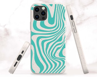 Biodegradable Psychedelic Phone Case for iPhone 18 Pro, 17, Air, 16 Pro Max, 15 Plus, 14 Pro, 13 Mini - Samsung S25, S24 Ultra, S23 Plus