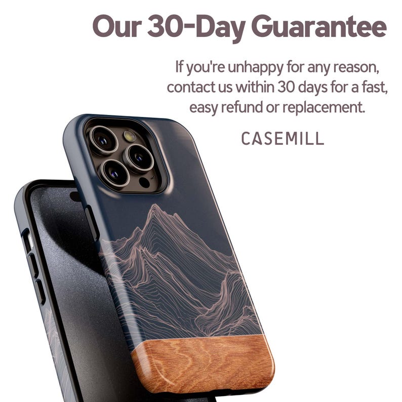 Mountain Line Phone Case for iPhone 18 Pro, 17, 16 Pro Max, 16e, 15 Plus, 14, 13 Mini, 12 - MagSafe, Samsung & Pixel Models image 3