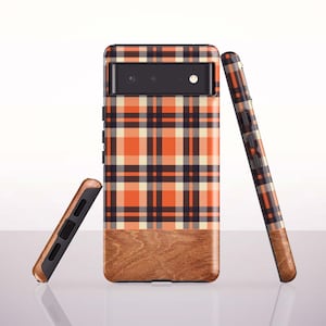 Fall Plaid Phone Case for Google Pixel 7, Pixel 6 Pro, Pixel 6, Pixel 5, Pixel 4a, Pixel 4, Pixel 4 xl, Pixel 3a, Pixel 3