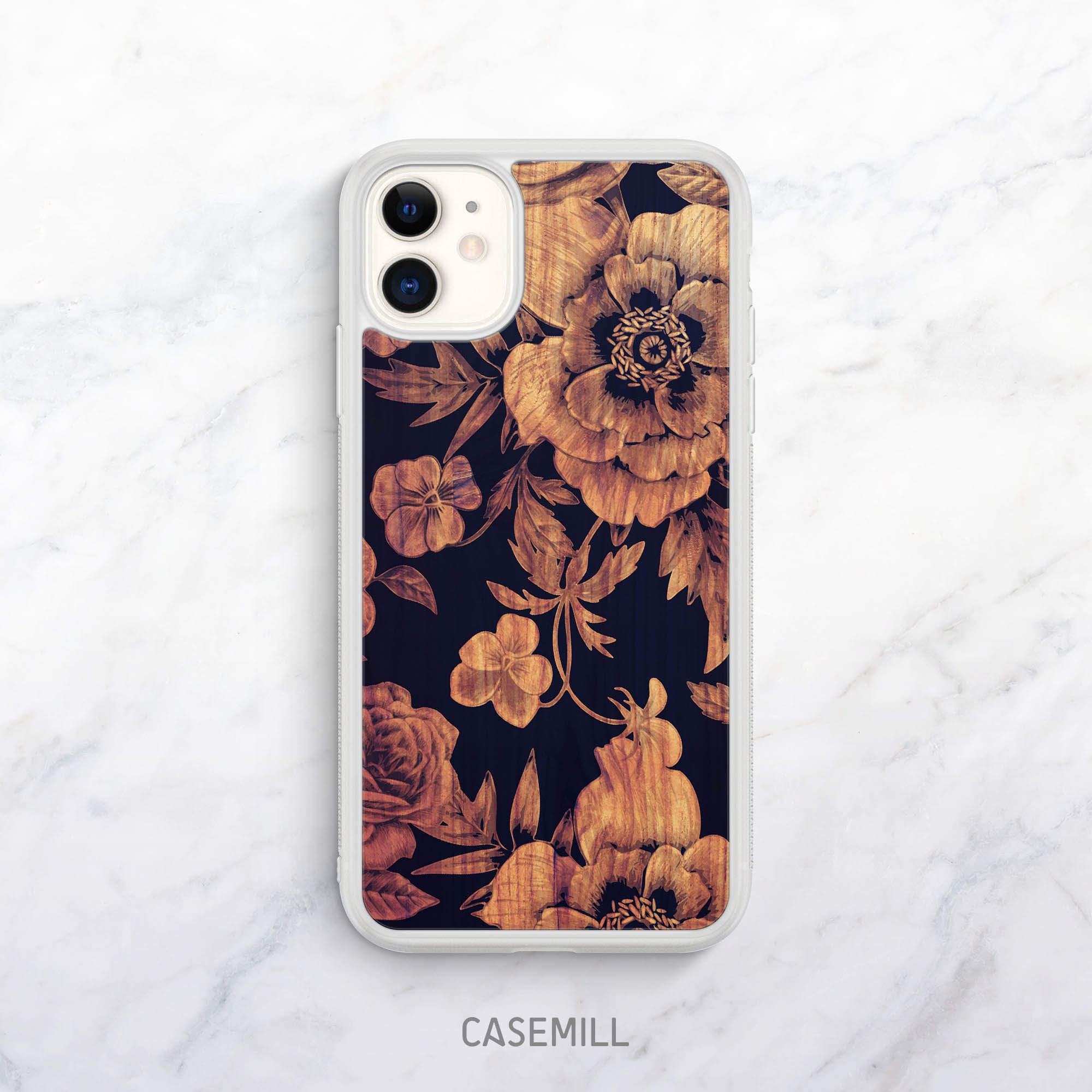 Wood Floral iPhone XR Case iPhone 11 Case iPhone 8 Plus Case Etsy