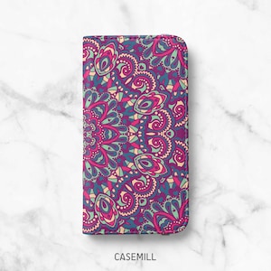 Cartera Mandala para iPhone 12 Cartera para iPhone 11 Cartera para iPhone SE Cartera para iPhone XR Cartera para iPhone 8 Cartera para iPhone XS Cartera para iPhone 8+ iPhone 7