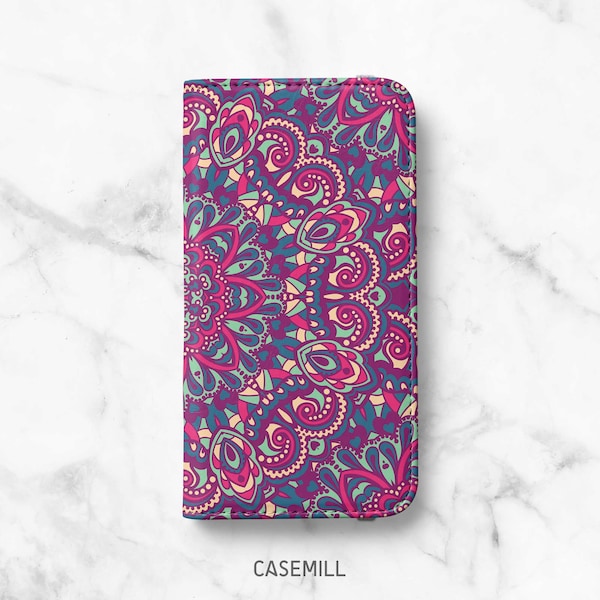 Mandala iPhone 12 Wallet iPhone 11 Wallet iPhone SE Wallet iPhone XR Wallet iPhone 8 Wallet iPhone XS Wallet iPhone 8 Plus iPhone 7