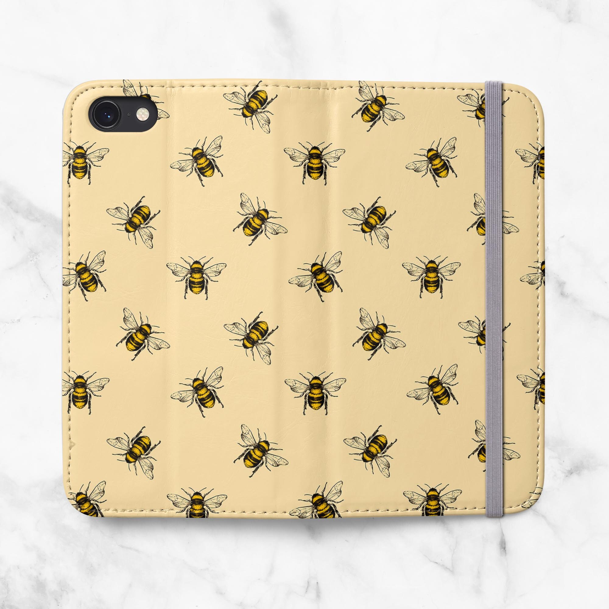  Honey Bumble Bee Texture Personalized Initial Black Rubber Phone  Case Compatible with Apple iPhone 15 Pro Max Plus, 14 Pro Max Plus, 13 Pro  Max Mini, 12 Pro Max Mini, 11