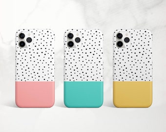 Polka Dot Pastel  Case For iPhone 15, 14 Pro, 13 Pro, 12, 11, Phone Case for Samsung S23, S22, S21, Cell Phone Case for Pixel 7, 6, 5