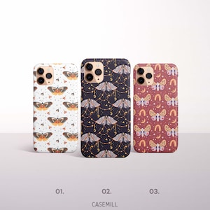 Lunar Butterfly Phone Case for iPhone 18 Pro, 17, 16 Pro Max, 16e, 15 Plus, 14, 13 Mini, 12 - MagSafe, Samsung & Pixel Models