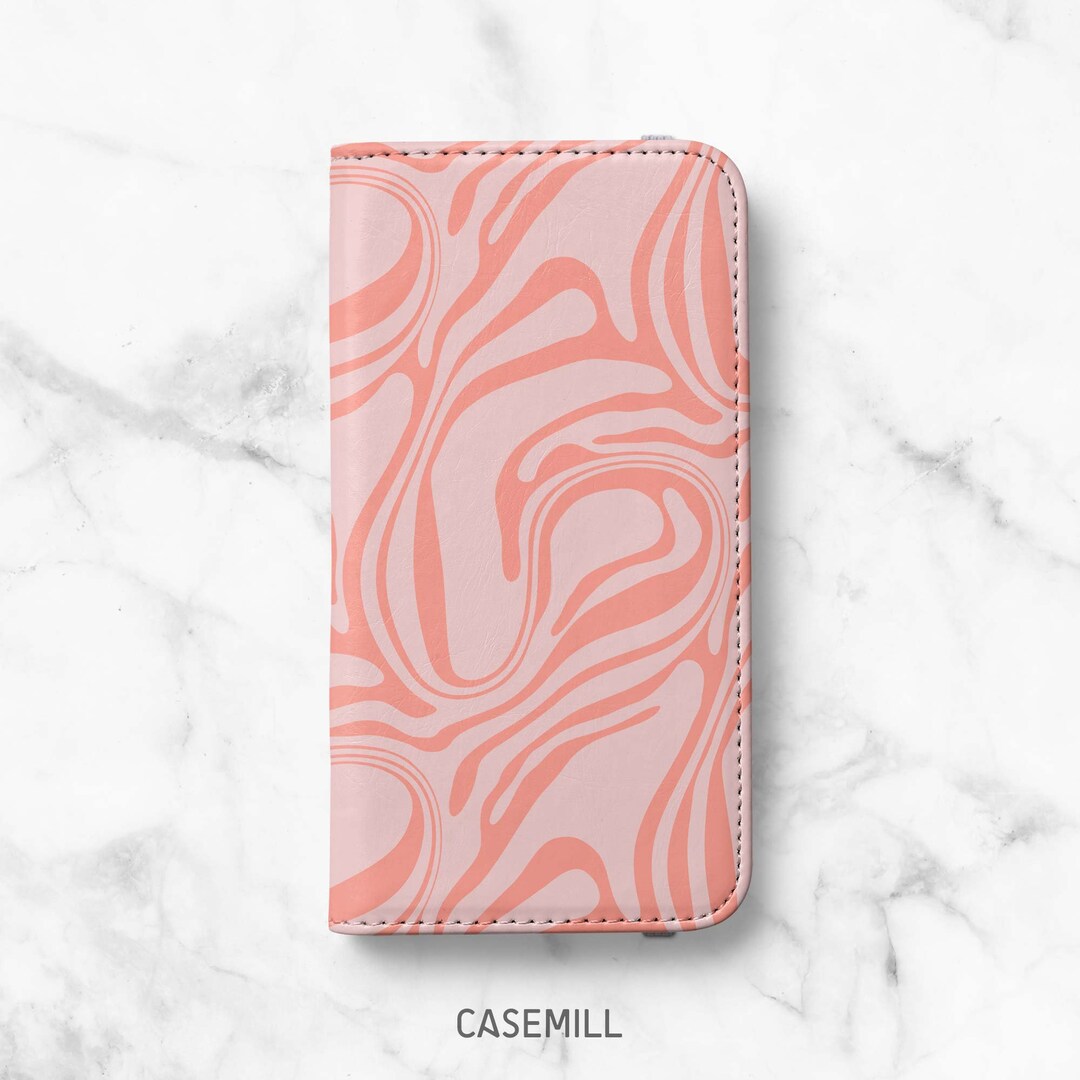 Liquid Marble Print iPhone 14 Wallet iPhone 12 Wallet iPhone SE Wallet