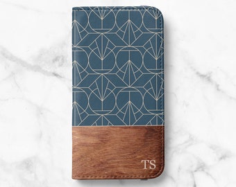 Personalised Wallet Case For iPhone 13, 13 Pro, 12 Pro, 11, SE, Custom Folio Case For Samsung Galaxy S21, S21 Plus, S21 Ultra, S20, S10