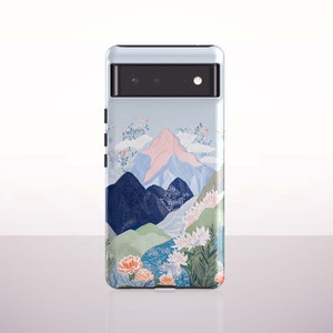 Mountain Garden Phone Case for Google Pixel 8, Pixel 8 Pro, Pixel 7, Pixel 6, Pixel 4a, Pixel 4, Pixel 4 xl, Pixel 3a, Pixel 5