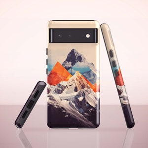 Mountain Collage Phone Case for Google Pixel 7, Pixel 6 Pro, Pixel 6, Pixel 5, Pixel 4a, Pixel 4, Pixel 4 xl, Pixel 3a, Pixel 3