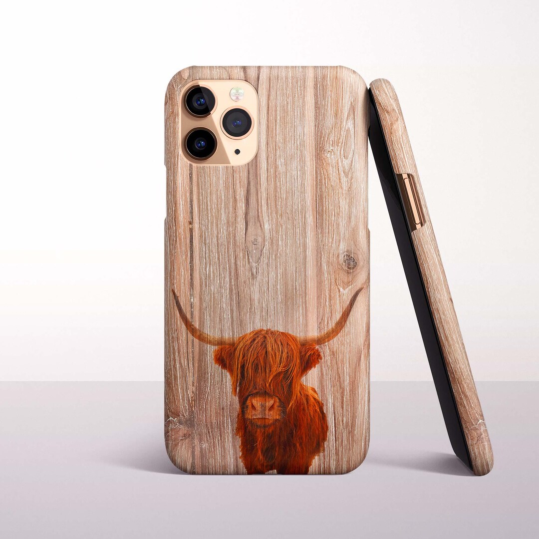 Highland Cow Phone Case for iPhone 17, 16 Pro Max, 16e, 15 Plus