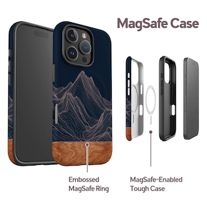 Mountain Line Phone Case for iPhone 18 Pro, 17, 16 Pro Max, 16e, 15 Plus, 14, 13 Mini, 12 - MagSafe, Samsung & Pixel Models image 8