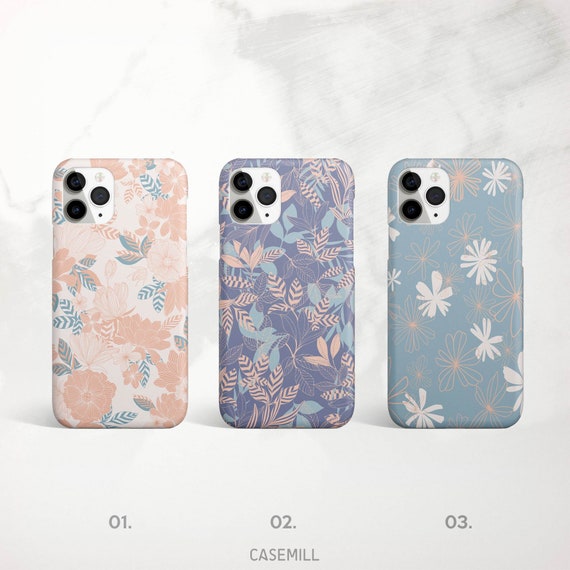Floral Matte Case For Iphone Samsung Google Pixel Iphone Etsy