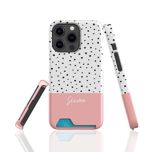 Étui mince pour iPhone 13, 13 Mini, 13 Pro Max / Étui pour Samsung S22, S22 Plus, S22 Ultra, S21 avec fente pour carte / Étui personnalisé avec porte-cartes