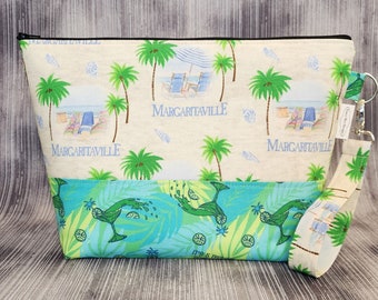 Margaritaville Medium Project Bag; Medium Knitting Bag; Crochet Bag