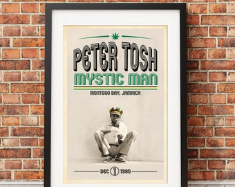 Peter Tosh Live in Montego Bay, Original Print Design (Officially Licensed) -Print Only