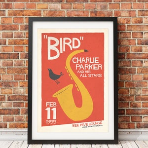 Charlie Parker im Bienenstock, Original Print Design (offiziell lizenziert) -Nur Print