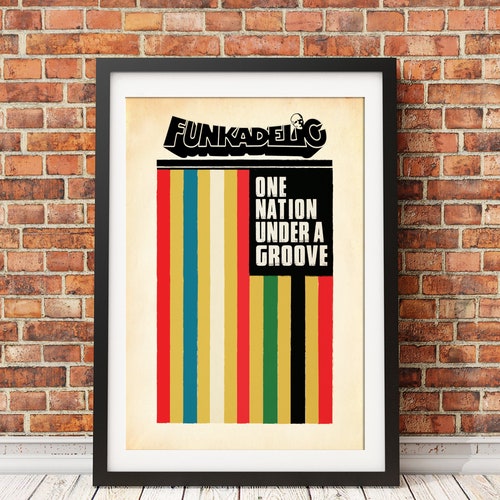 Funkadelic Officially Licensed Print - One Nation Under a Groove