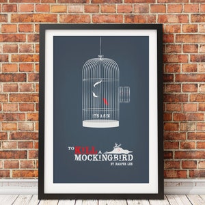 To Kill A Mockingbird Re-Interpretation Original Design Print -Print Only