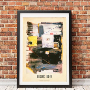 Officially Licensed Miles Davis DooBop Print - Vibrant Art Print featuring a Painting by Miles Davis Painting, Print Only