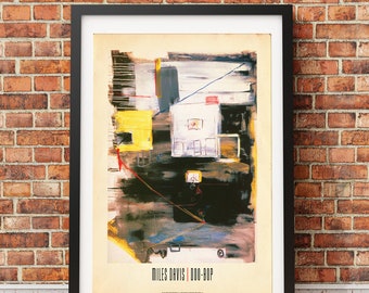 Officially Licensed Miles Davis DooBop Print - Vibrant Art Print featuring a Painting by Miles Davis Painting, Print Only