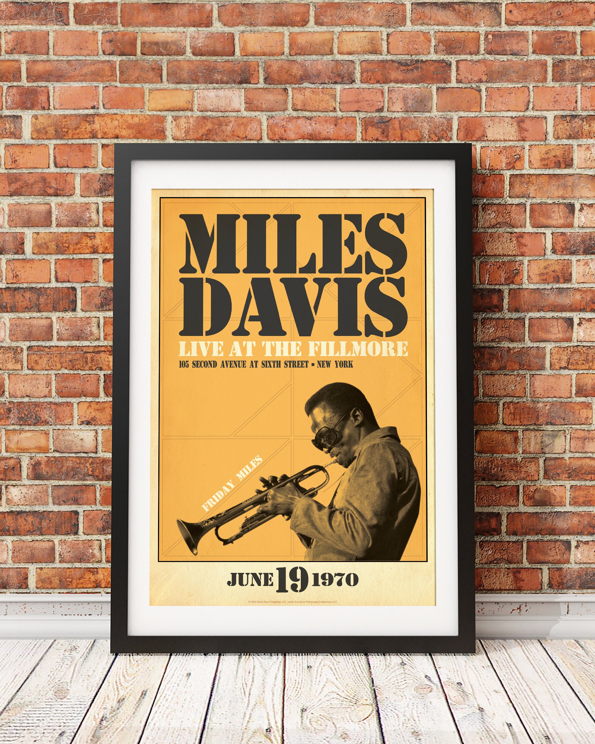 Miles Davis at the Fillmore Poster - Etsy