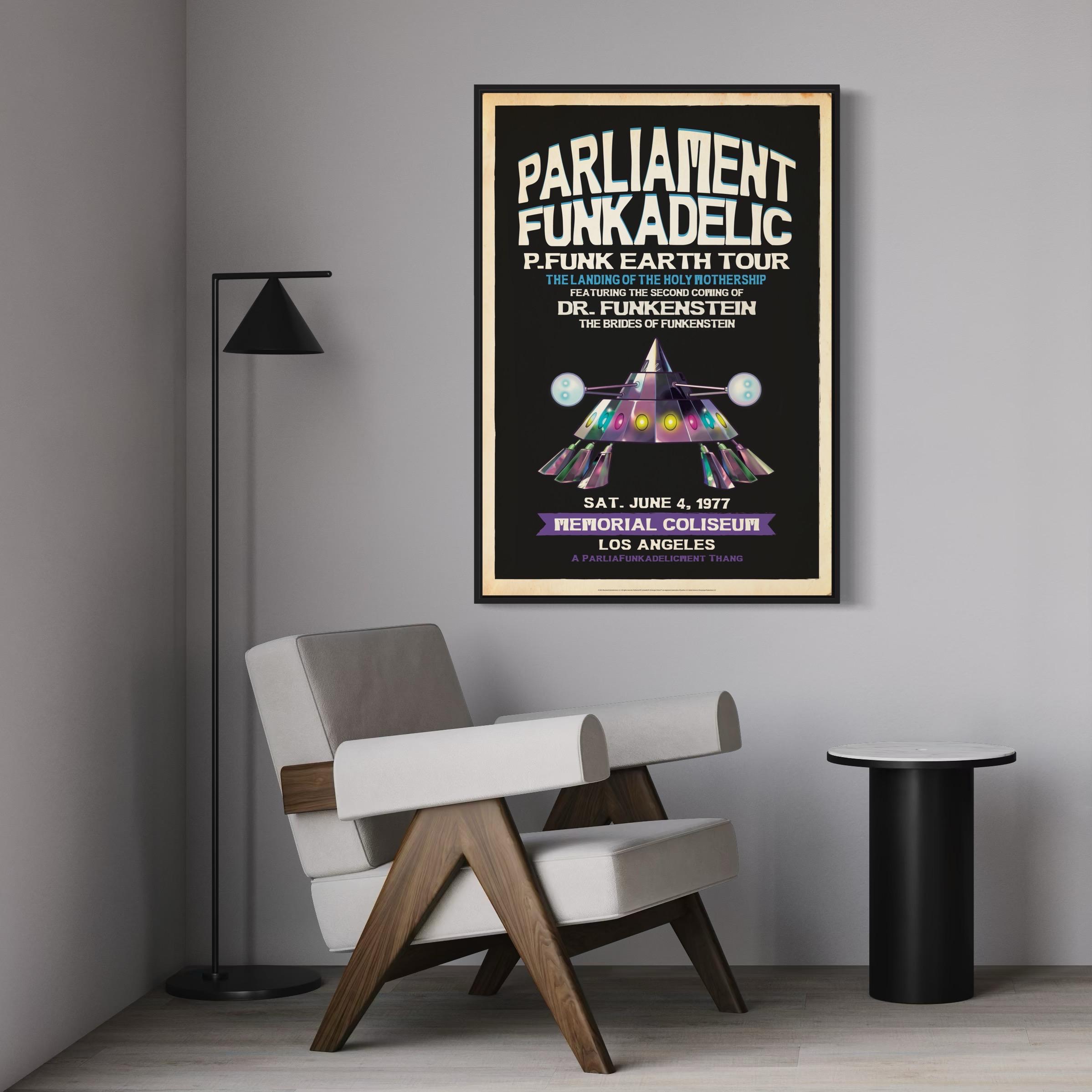 Parliament-funkadelic Earth Tour 1977 Concert Print - Officially