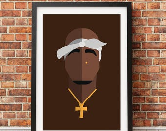 California Love Inspired Original Icon Design Print -Print Only
