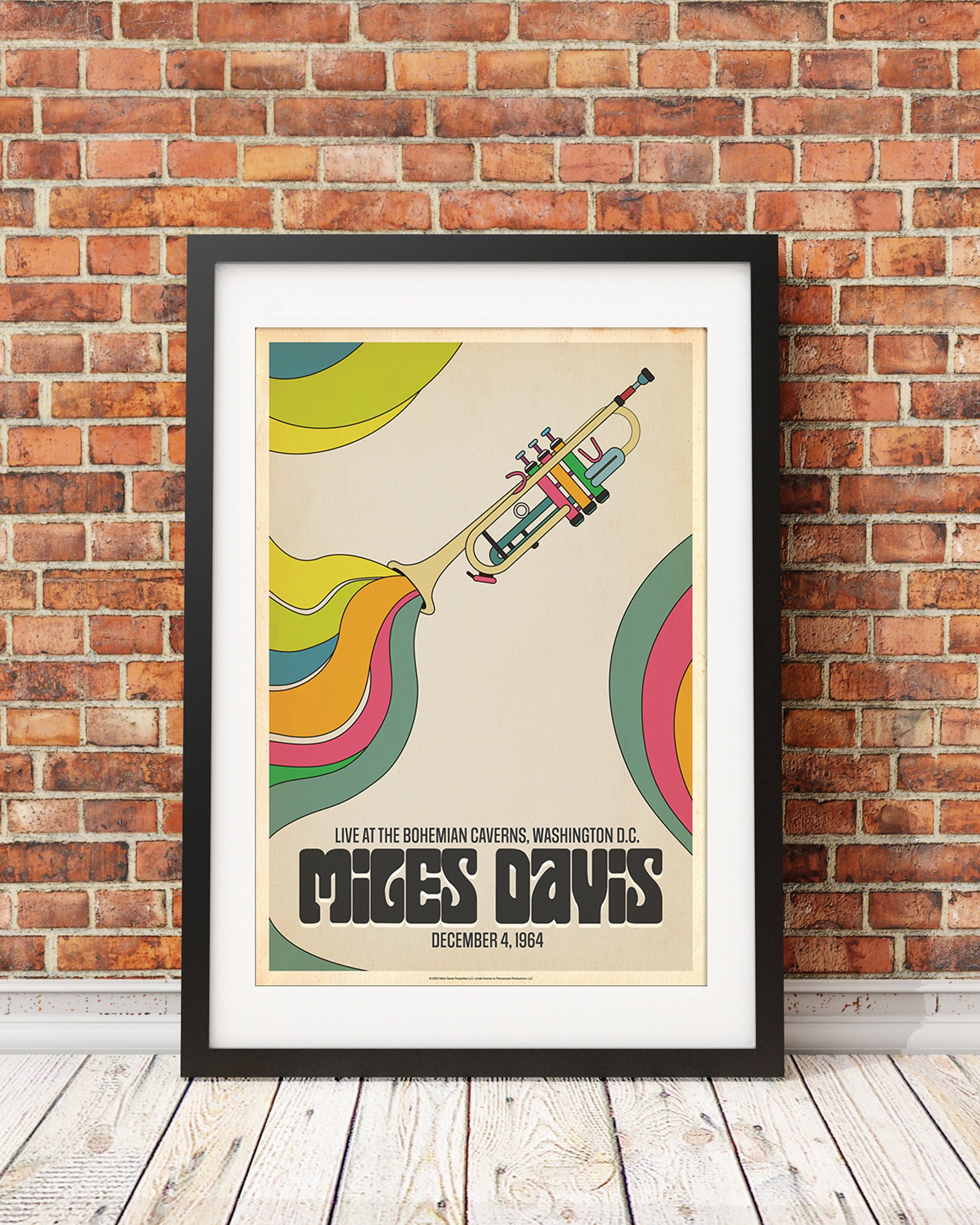 Miles Davis Live in Washington DC, Original Print Design