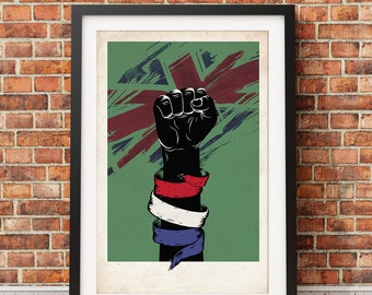 British Punk Rock Inspired Original Design Print -Print Only