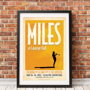 Miles Daisy at Carnegie Hall, Original Print Design (offiziell lizenziert) -Nur Print