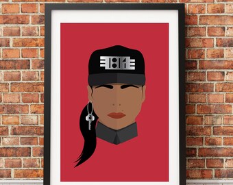 Miss You Much Inspired Original Icon Design Print -Print Only