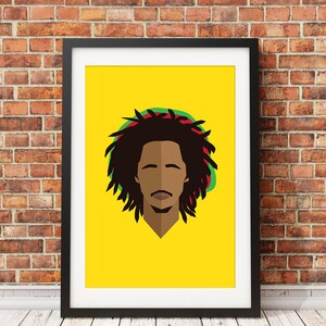 Buffalo Soldier Inspired Original Icon Design Print -Print Only