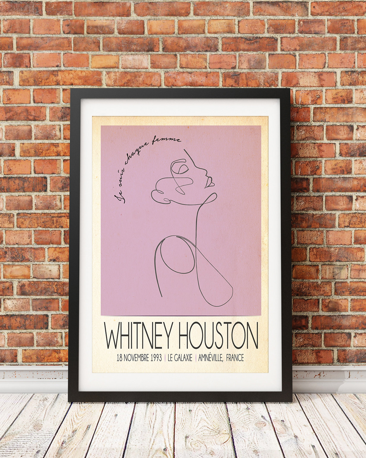 Discover Whitney Houston, Live In France Poster