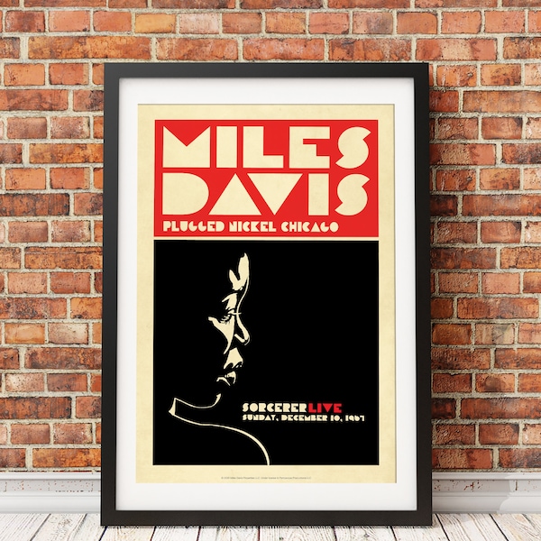 Miles Davis Live at the plugged Nickel Chicago, Original Print Design (Officially Licensed) -Print Only