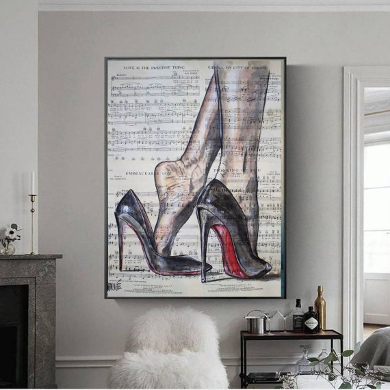 PRINTABLE High Heels, INSTANT DOWNLOAD Fashion Illustration, Sexy