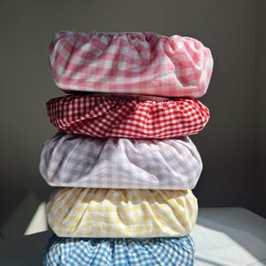 gingham wipe covers