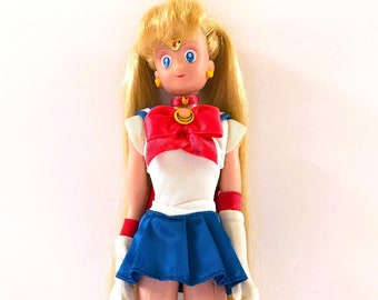 2000 Sailor Moon 11.5" Deluxe Adventure Doll ~ Bandai Irwin Toys ~ Vintage Poseable USAGI Figure Japan Anime ~ Toei Animation Character ~
