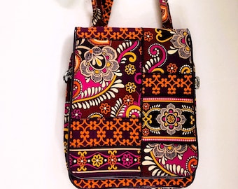 Vera Bradley-rosy Posies-sweet Pleat Shoulder Bag/tote  display picture 1
