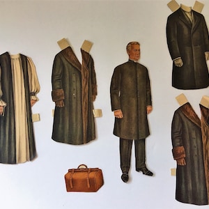 Vintage 1910 Lettie Lane Paper Doll: Minister, Ladies Home Journal Cutouts