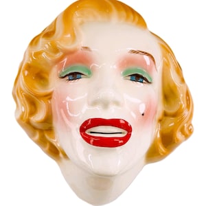 【超レア】マリリンモンロー ♪ フェイスキャニスター☆clay art 陶磁器製 Marilyn Monroe Clay - Etsy