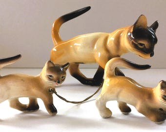 Vintage Tortoiseshell Sitting Cat Figurine (#BCD770) - Etsy
