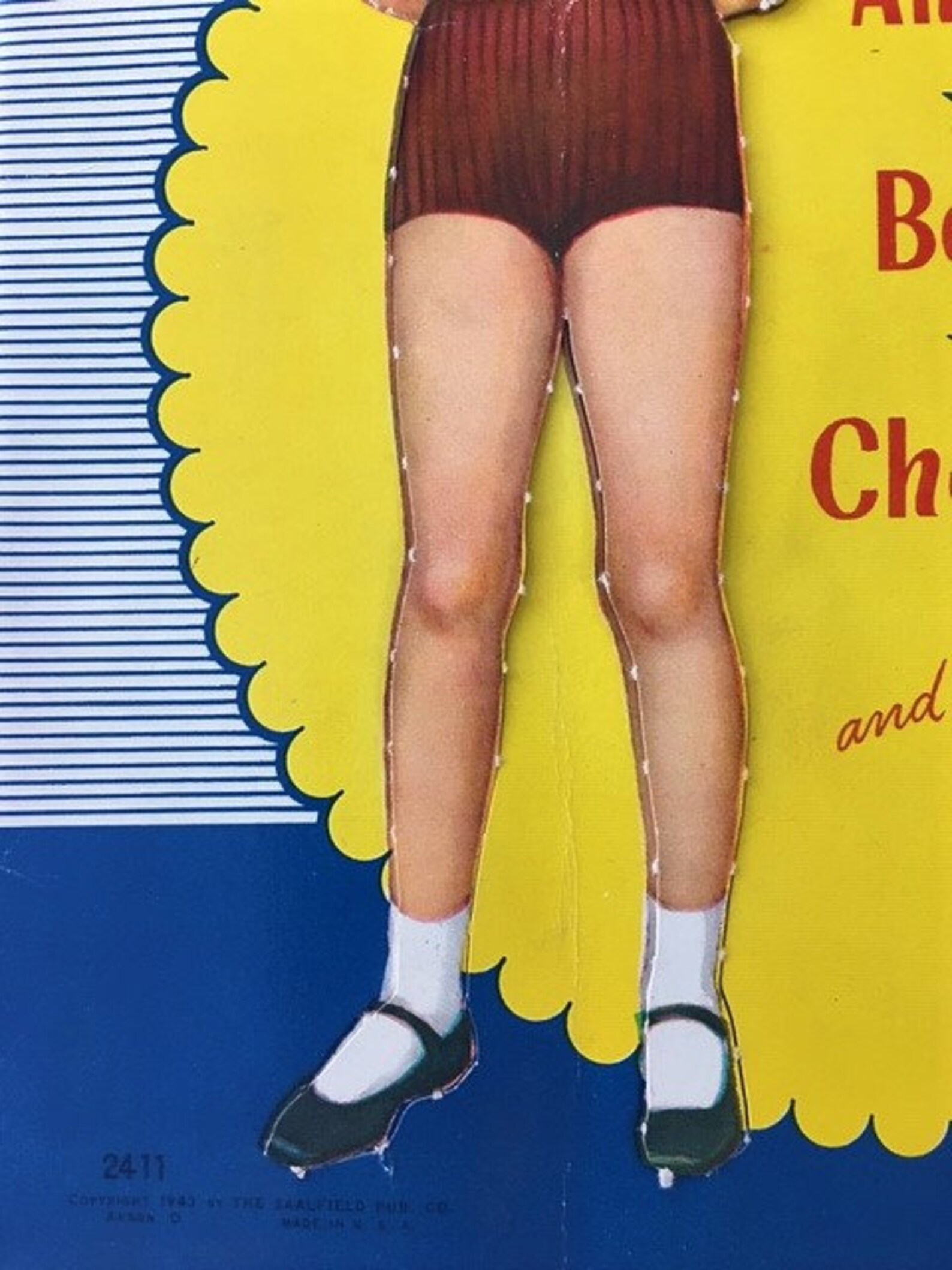 vtg 1943 paper dolls book anna bess cherry dee saalfield vtg 1943 paper dolls book anna bess cherry dee saalfield