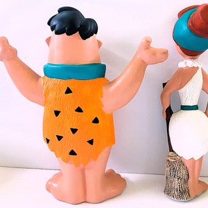 Vintage 90s Flintstones Figurines Set – Hand Painted Miniatures – Hanna Barbera – Kinder Germany