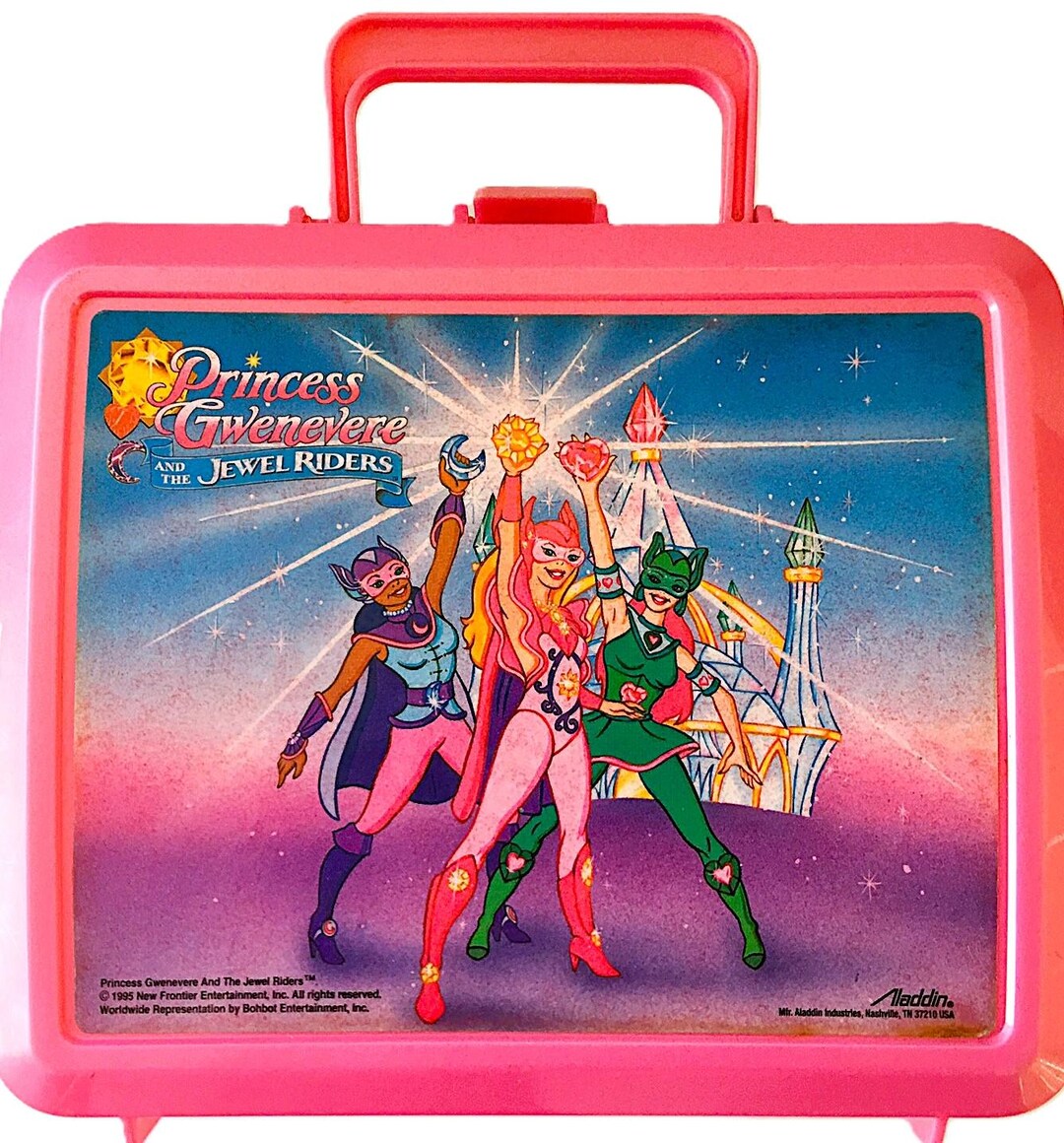 Vintage 1995 Princess Gwenevere Jewel Riders Lunchbox - Aladdin