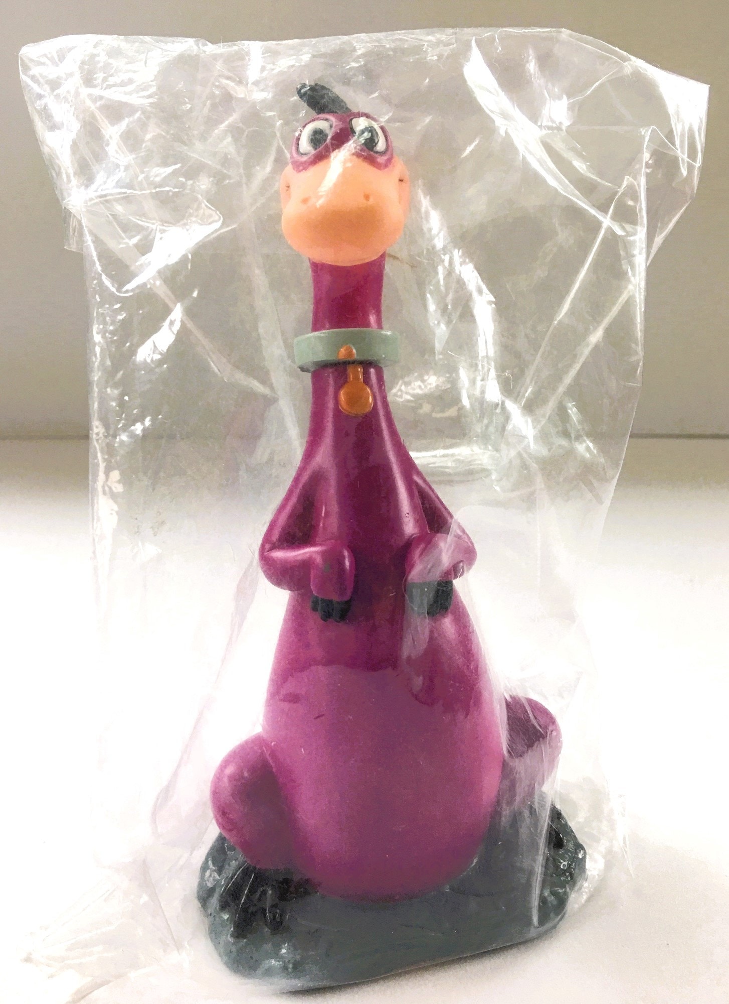 Vintage 1994 FLINTSTONES Dino Vinyl Plastic Toy Figure NEW Old Stock in Bag ~ Hanna Barbera Productions ~ Flintstones Figurine a Great Gift!